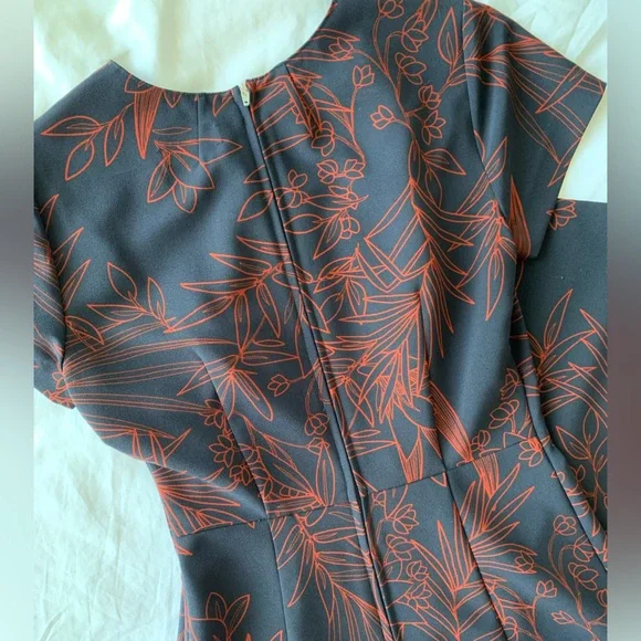 Aritzia Babaton Prosper Dress in navy & red - Picture 7 of 10